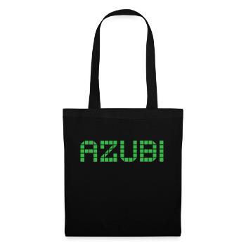 Azubi Tshirt 2 23 gruen - Stoffbeutel - Schwarz - Vorne