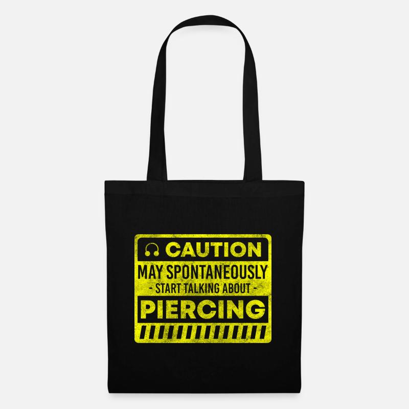 Piercing Beruf Ring - Stoffbeutel - Schwarz