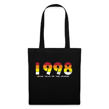 Millésime 1998 - L’Année de la Légende - Rétro 26 - Sac en tissu - noir - Devant
