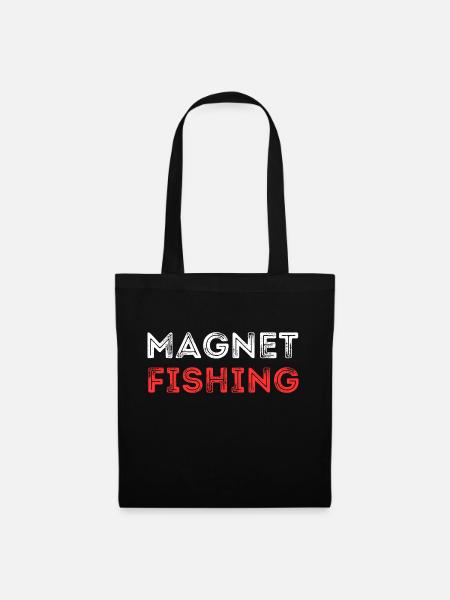 MAGNETFISCHEN METALL WÖRTER - Stoffbeutel - Schwarz