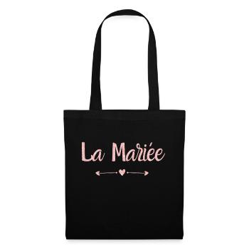 The Rose Gold Bride - The Bride Gift - Tote Bag - black - Front