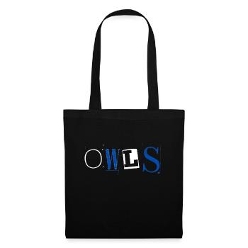 Ransom Note Owls - Tote Bag - black - Front