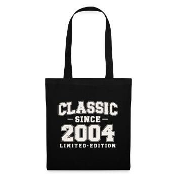 Classique Depuis 2004 Vintage Vintage Anniversaire - Sac en tissu - noir - Devant