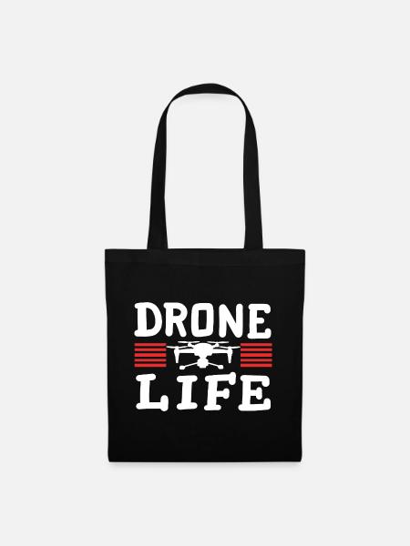 Drohnenpilot RC FPV Quadrocopter - Stoffbeutel - Schwarz
