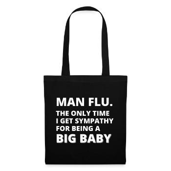 Homme Grippe Big Baby Graphic Tee - Sac en tissu - noir - Devant