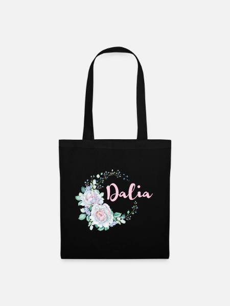 Für Dalia - Stoffbeutel - Schwarz
