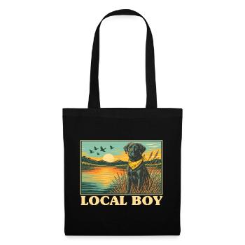 Local Boy Labrador Retriever Outdoor Hunting - Tote Bag - black - Front