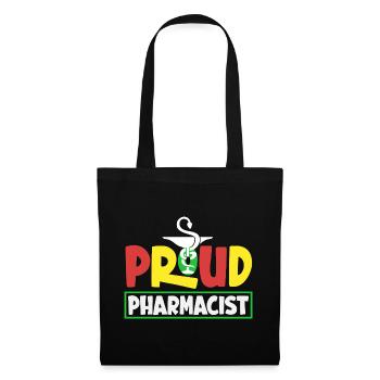 Apotheker Pharmazeutisch-technischer - Stoffbeutel - Schwarz - Vorne