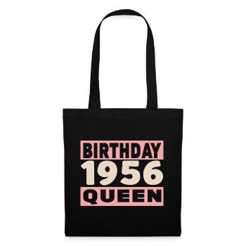 Biker 70 years old 1956 Anniversary - Tote Bag - black - Front
