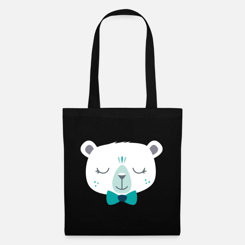 Ours garcon - Sac en tissu - noir