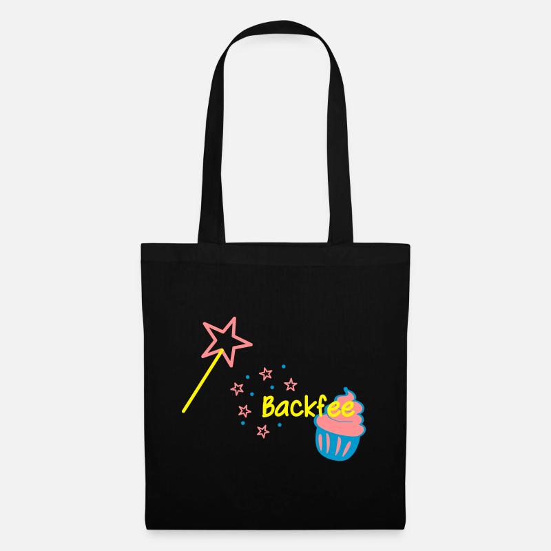 Backfee Schürze Cupcaki - Stoffbeutel - Schwarz