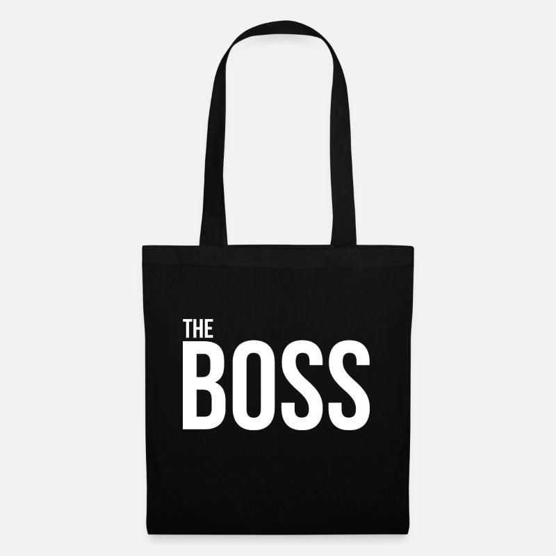 Zeige allen, wer hier der Boss ist! - Stoffbeutel - Schwarz