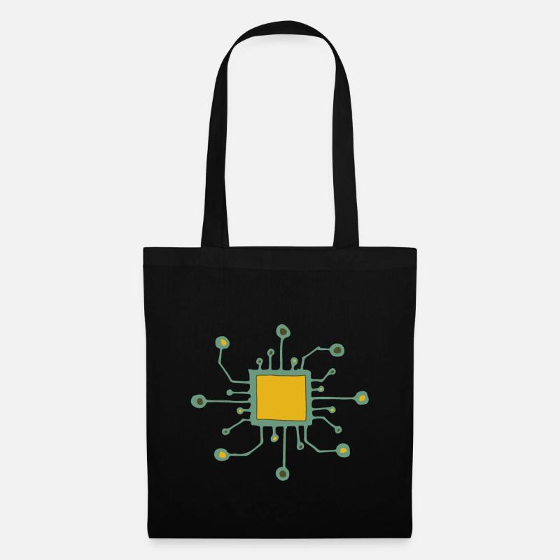 Chip Processor Color - Sac en tissu - noir