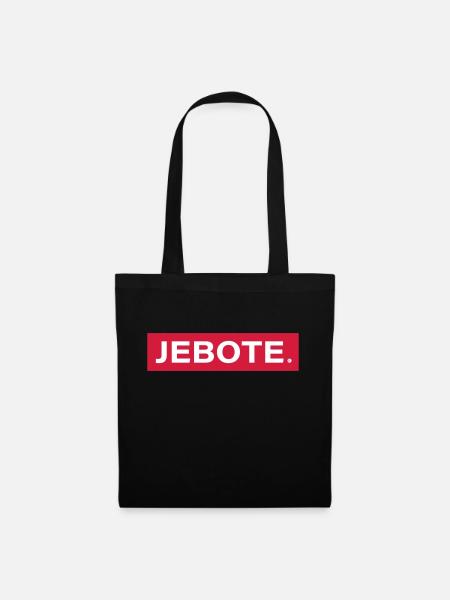 jebote - Stoffbeutel - Schwarz