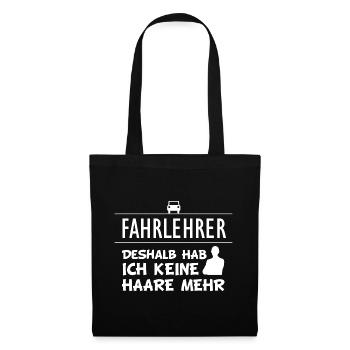 Moniteurs de conduite nerfs plus de cheveux - Sac en tissu - noir - Devant