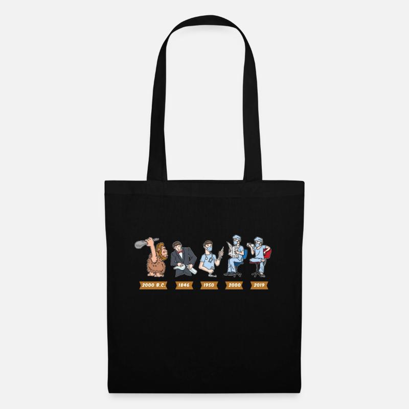 Evolution de l'anesthésiste - Sac en tissu - noir