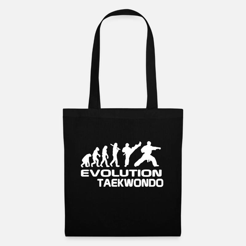 Evolution Taekwondo Shirt - Stoffbeutel - Schwarz