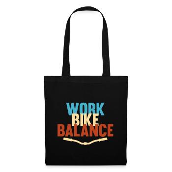 Vélo - Sac en tissu - noir - Devant