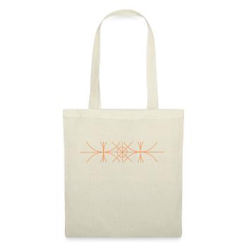 Muster Muster bunten Stil Fries Dekor. - Stoffbeutel - Natur - Vorne