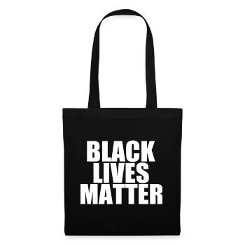 Black lives matter - Stoffbeutel - Schwarz - Vorne