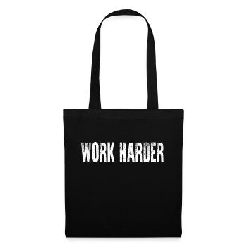 Work Motivation Travail Fitness Gym - Sac en tissu - noir - Devant