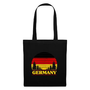 Allemagne - Sac en tissu - noir - Devant