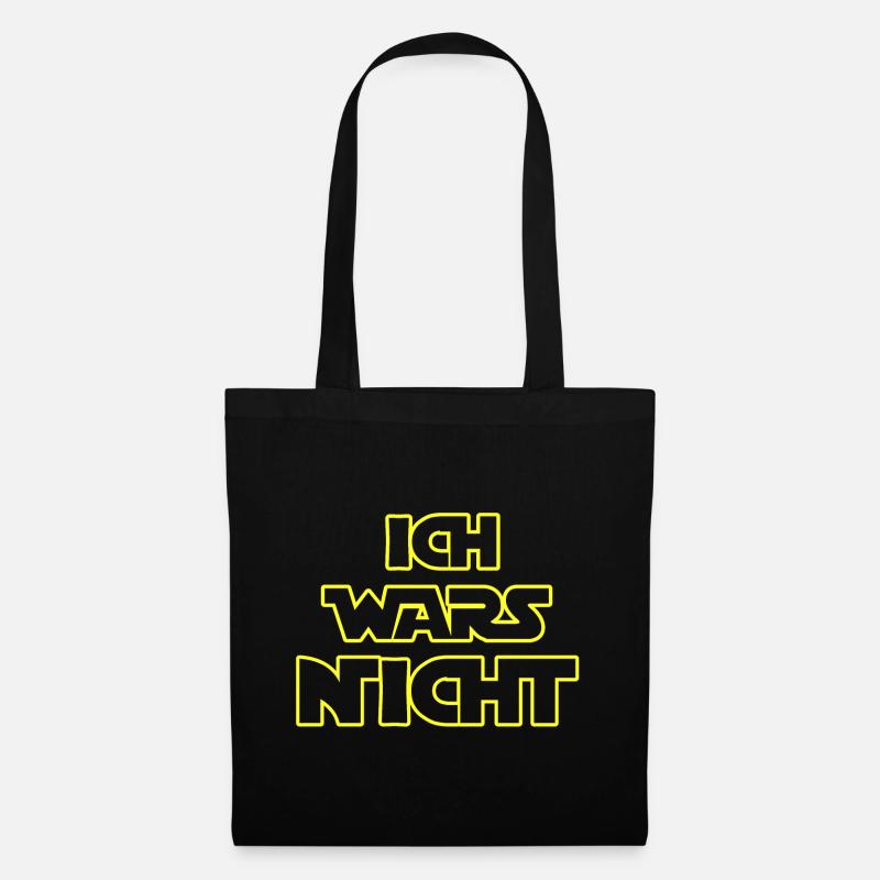ich wars nicht - Stoffbeutel - Schwarz