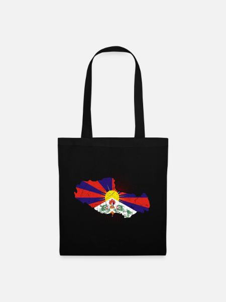 Tibet - Stoffbeutel - Schwarz