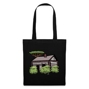 Garden Nature Leisure House Cabin Nature lovers - Tote Bag - black - Front