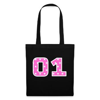 Équipe - 01 - Sac en tissu - noir - Devant