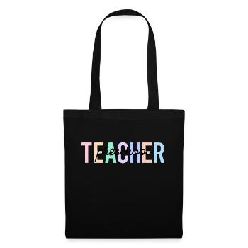 Teacher preschool back to school - Tote Bag - black - Front