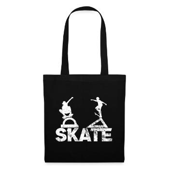 Skateboard Freestyle - Sac en tissu - noir - Devant