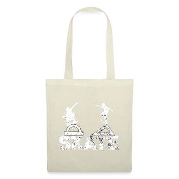 Skateboard Freestyle - Tote Bag - nature - Front