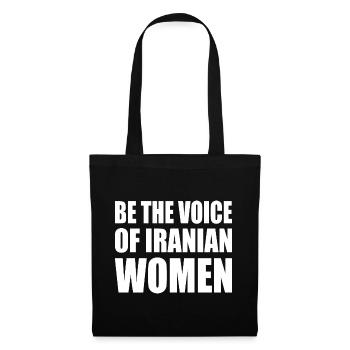 Be the voice of iranian women - Tote Bag - black - Front