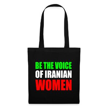 Be the voice of iranian women - Tote Bag - black - Front