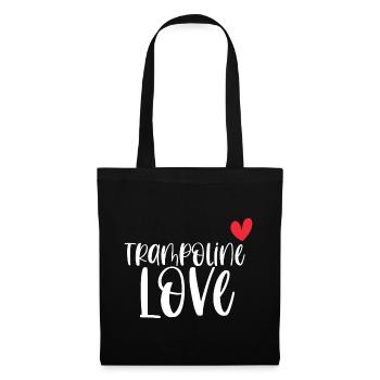 Trampoline Love Jumping Fitness Gift - Tote Bag - black - Front