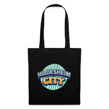Hildesheim Germany City Font Pop Art Comic - Tote Bag - black - Front