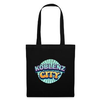 Koblenz Germany City Font Pop Art Comic - Tote Bag - black - Front