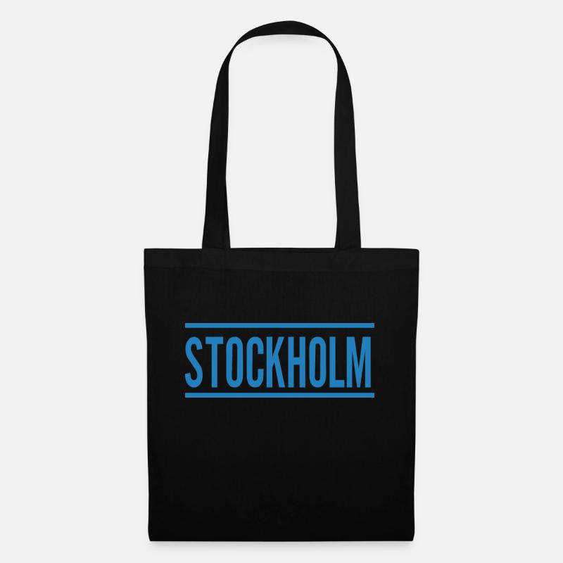Stockholm - Stoffbeutel - Schwarz