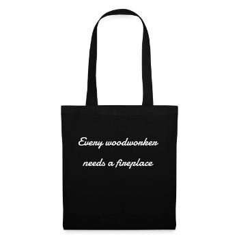 Déclaration Charpentier Blagues T-shirts Union Charpentier - Sac en tissu - noir - Devant