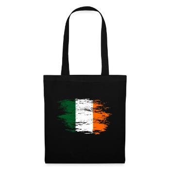 Ireland flag used - Tote Bag - black - Front
