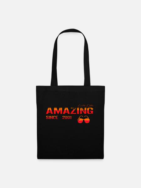 Amazing since 2001 - Stoffbeutel - Schwarz