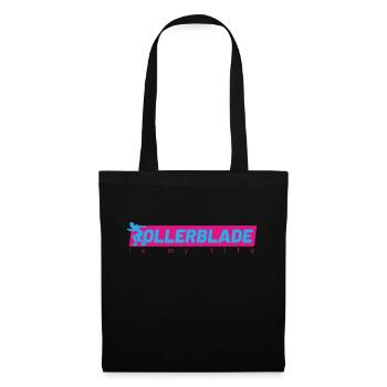 rollerblade is my life - Tote Bag - black - Front