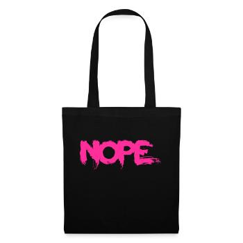 NOPE - ne soyez pas un béni-oui-oui! - Sac en tissu - noir - Devant