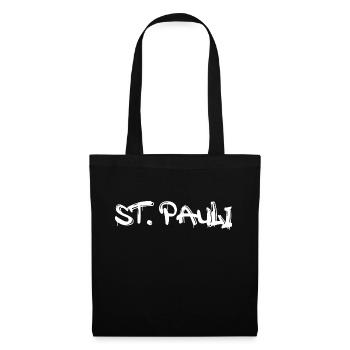 St. Pauli Hambourg - Sac en tissu - noir - Devant