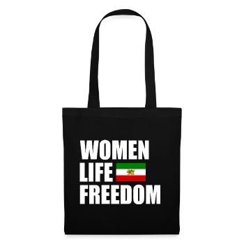 Women life freedom - Stoffbeutel - Schwarz - Vorne