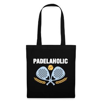 Padel Tennis Padelaholic - Tote Bag - black - Front