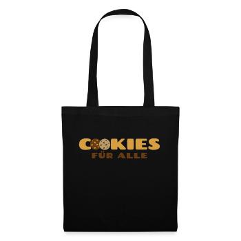 Cookies - Stoffbeutel - Schwarz - Vorne