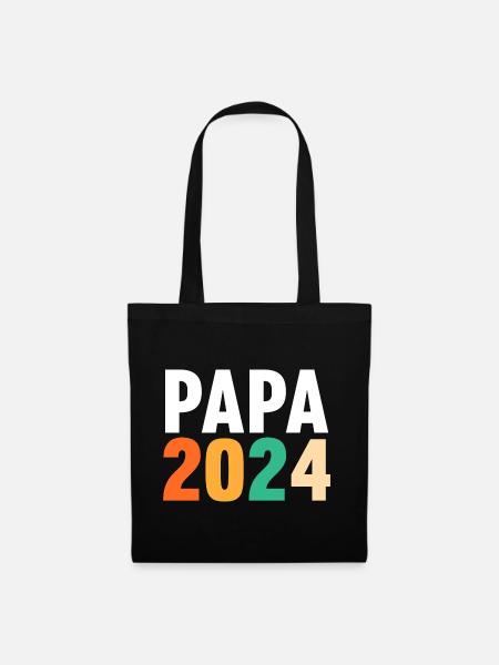Werdender Papa 2037 - Stoffbeutel - Schwarz