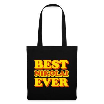 Nikolai First Name Funny Gift - Tote Bag - black - Front